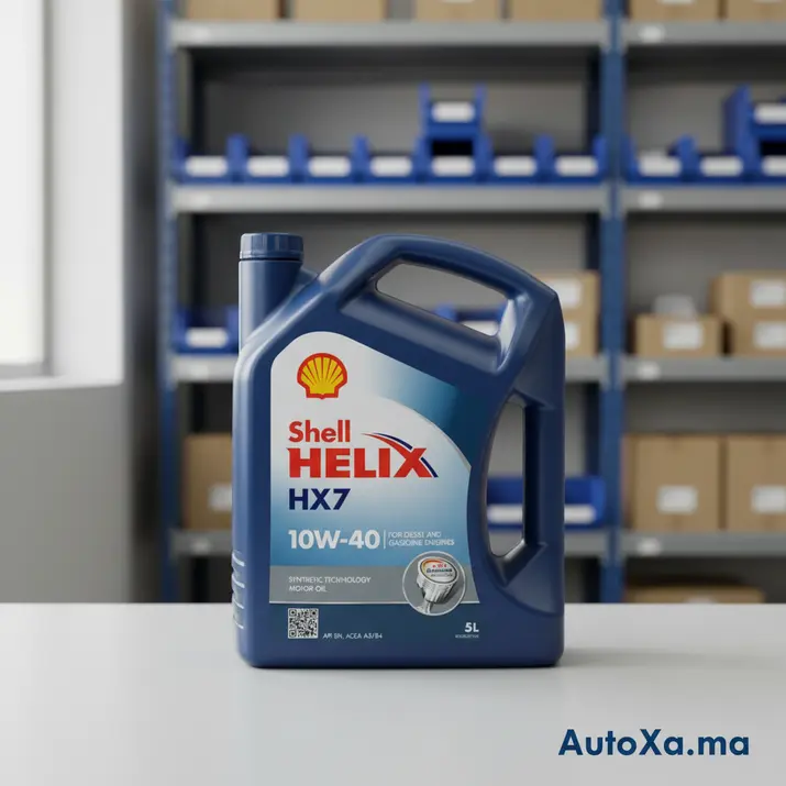 Huile moteur shell helix hx7 10w40 diesel 5l