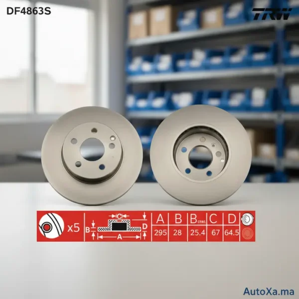 Disque de frein Mercedes classe c w204